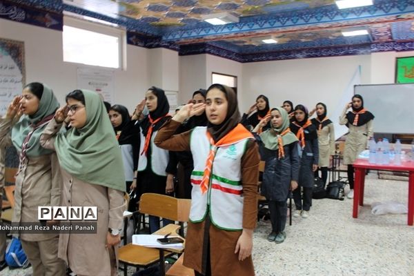 اردوی  استانی  دانش آموزان پیشتاز دختر استان بوشهر -۱