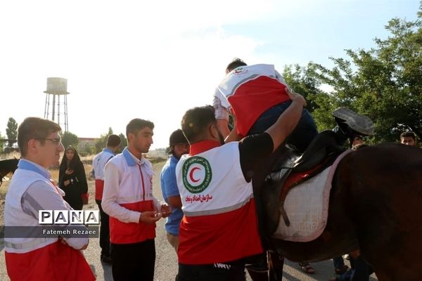 مراسم افتتاحیه  اردوی «نشاط و امید» پسران شمالغرب کشور به میزبانی زنجان