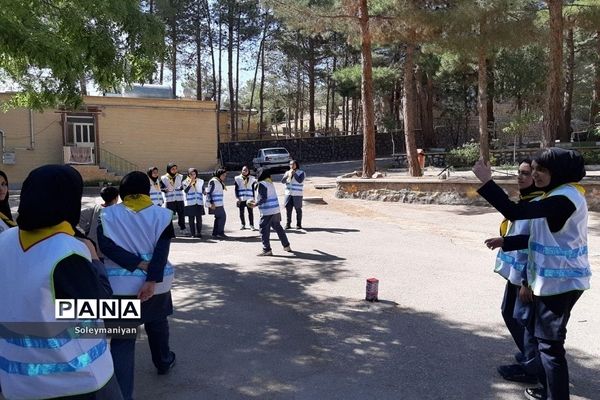 اردوی دانش‌آموزان دختر پیشتاز شهرستان شاهرود