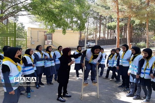 اردوی دانش‌آموزان دختر پیشتاز شهرستان شاهرود