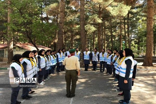 اردوی دانش‌آموزان دختر پیشتاز شهرستان شاهرود