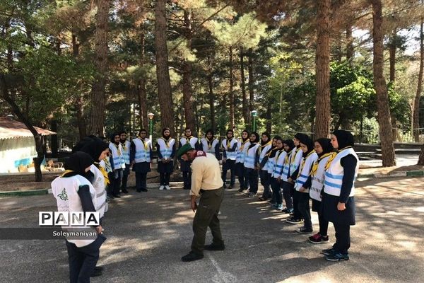 اردوی دانش‌آموزان دختر پیشتاز شهرستان شاهرود