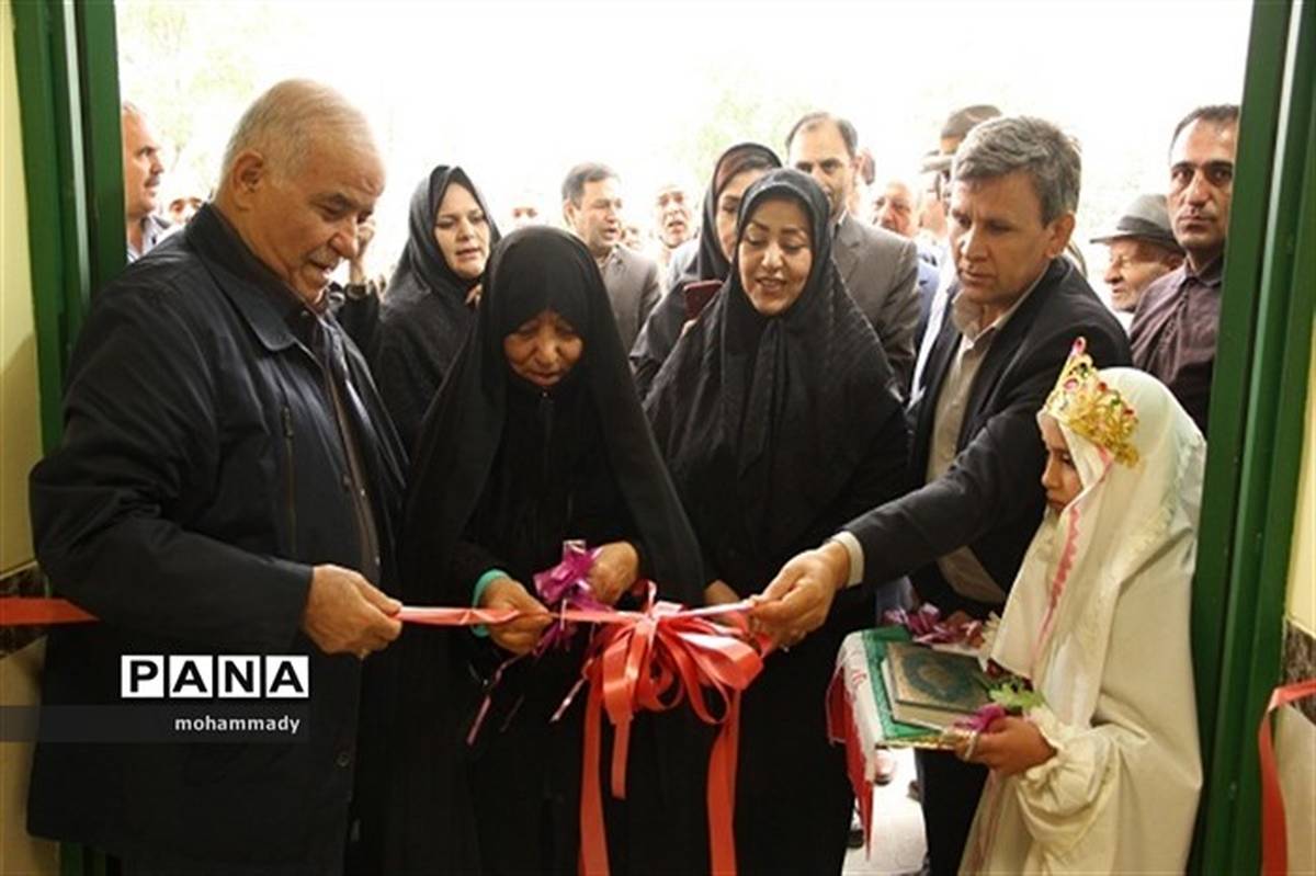 افتتاح مدرسه سه کلاسه روستای عموقین دراردبیل