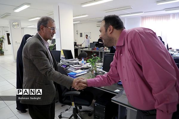 بازدید سخنگوی دولت از خبرگزاری پانا