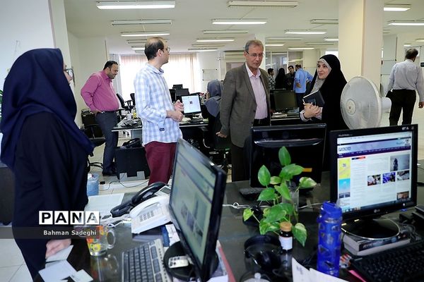 بازدید سخنگوی دولت از خبرگزاری پانا