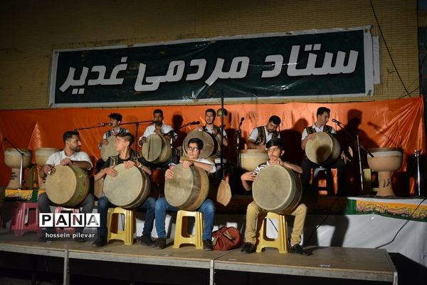 اجرای مشترک گروه ضرب و دمام زنی در بیرجند