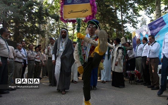 نهمین دوره اردوی ملی پیشتازان پسر سازمان دانش‌آموزی  در نیشابور  آغاز شد