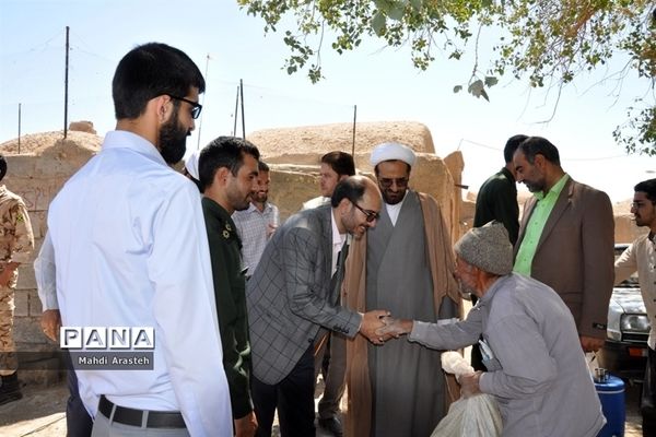 بازدید مسئولان از اردوی جهادی دانشجویان شهرستان خوسف