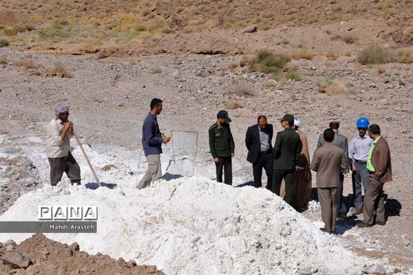 بازدید مسئولان از اردوی جهادی دانشجویان شهرستان خوسف