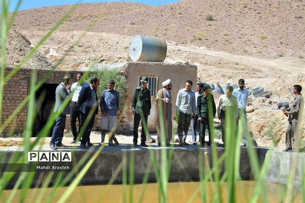 بازدید مسئولان از اردوی جهادی دانشجویان شهرستان خوسف