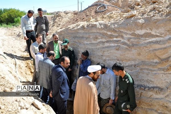 بازدید مسئولان از اردوی جهادی دانشجویان شهرستان خوسف