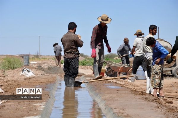 بازدید مسئولان از اردوی جهادی دانشجویان شهرستان خوسف