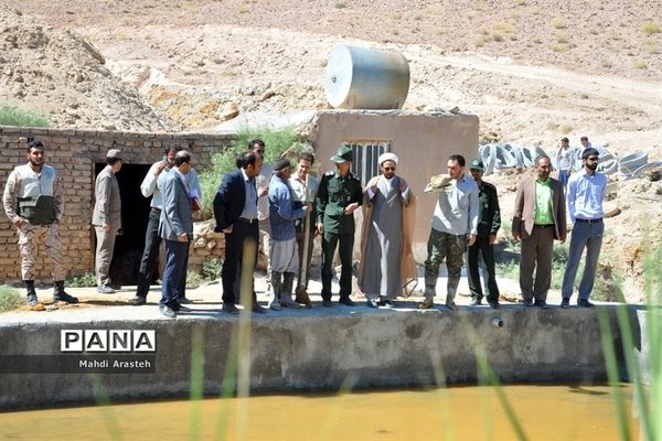 بازدید مسئولان از اردوی جهادی دانشجویان شهرستان خوسف