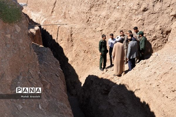 بازدید مسئولان از اردوی جهادی دانشجویان شهرستان خوسف