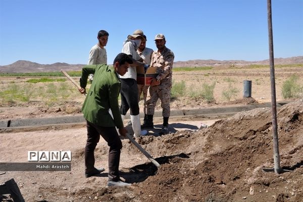 بازدید مسئولان از اردوی جهادی دانشجویان شهرستان خوسف