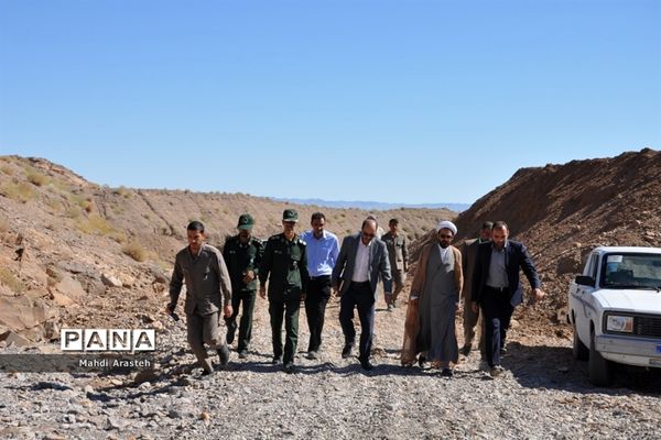بازدید مسئولان از اردوی جهادی دانشجویان شهرستان خوسف