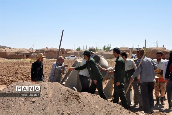 بازدید مسئولان از اردوی جهادی دانشجویان شهرستان خوسف