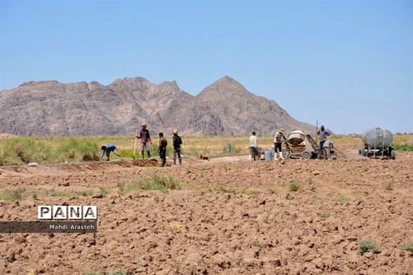 بازدید مسئولان از اردوی جهادی دانشجویان شهرستان خوسف