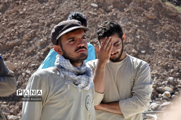 بازدید مسئولان از اردوی جهادی دانشجویان شهرستان خوسف
