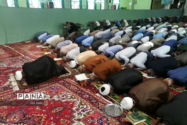 اقامه نماز عید قربان در مسجد جامع شهرستان آذرشهر