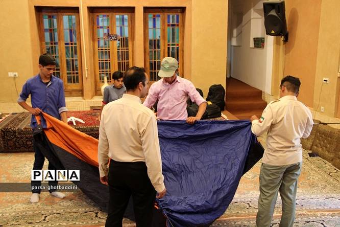 پیش اردوی آمادگی دانشآموزان پسر پیشتاز استان یزد