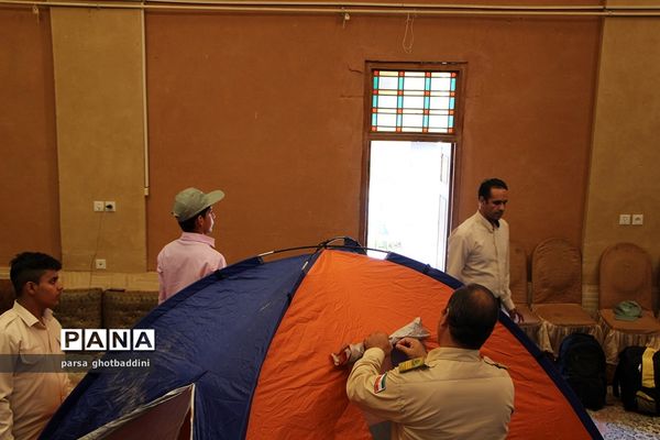 پیش اردوی آمادگی دانش‌آموزان پسر پیشتاز استان یزد