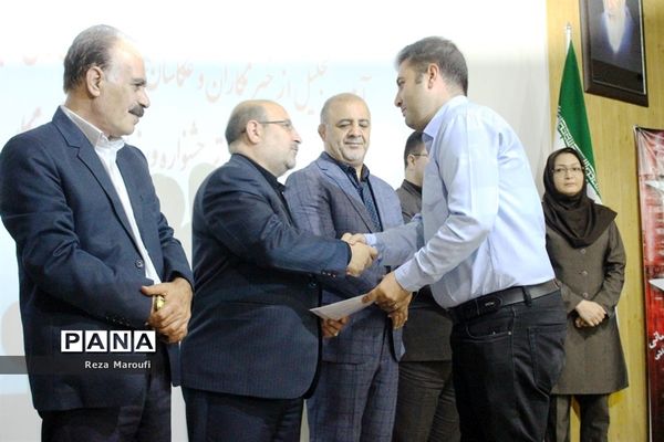 آیین  تجلیل از خبرنگاران و عکاسان لیگ ملت های والیبال در ارومیه