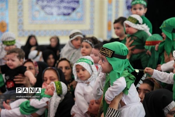 همایش بزرگ شیرخوارگان حسینی در بخش خِشت شهرستان کازرون