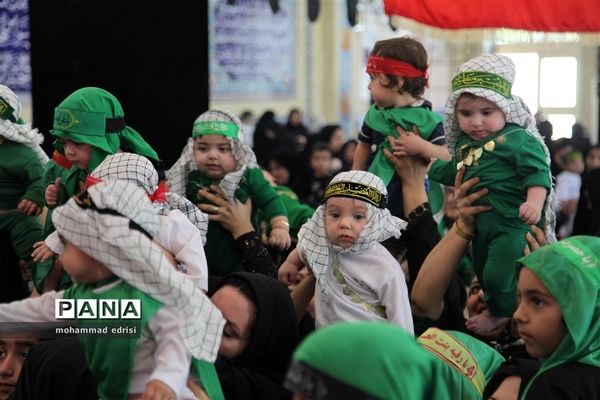 همایش بزرگ شیرخوارگان حسینی در بخش خِشت شهرستان کازرون