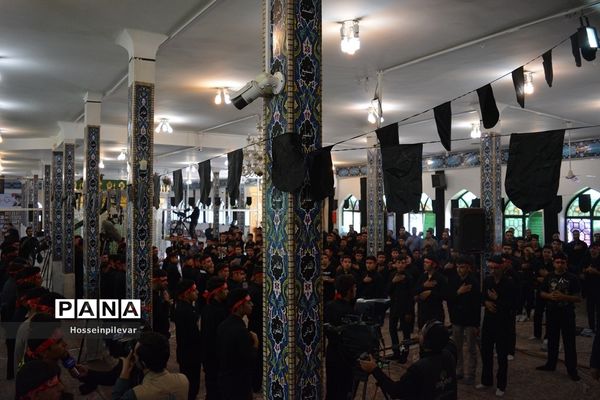 سوگواره احلی من العسل در امامزادگان باقریه شهرستان بیرجند
