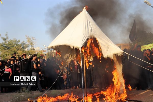 خیمه ها سوخته، علم بی علمدار و نینوا خونین شد