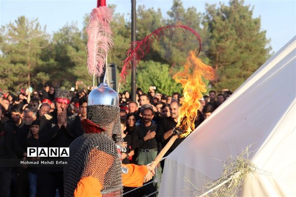 خیمه ها سوخته، علم بی علمدار و نینوا خونین شد