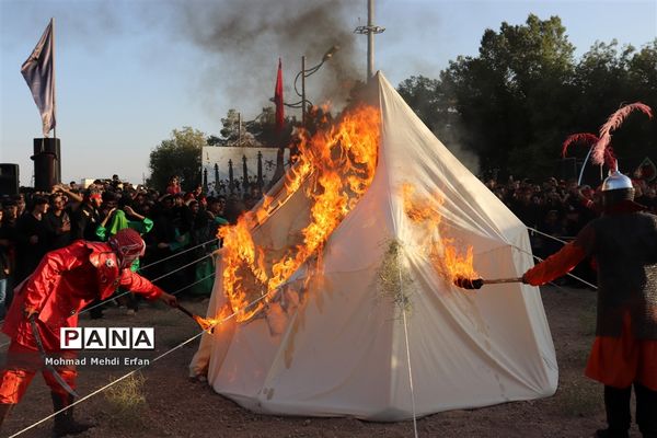 خیمه ها سوخته، علم بی علمدار و نینوا خونین شد
