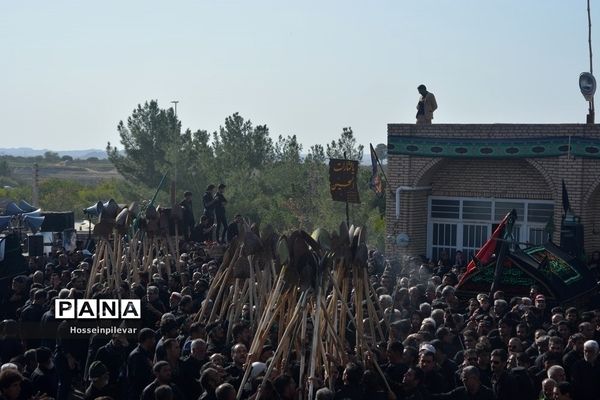 مراسم بیل‌زنی در شهرستان خوسف