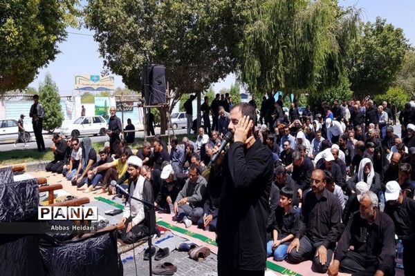 نماز ظهر روز عاشورا در محله بهمنی بوشهر