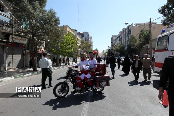 امدادرسانی هلال احمر استان زنجان در عزاداری محرم