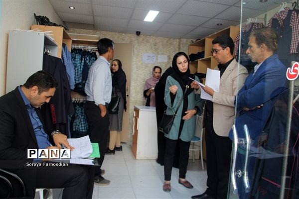 بازدید از فرایند تولید و ارائه لباس فرم مدارس در بجنورد
