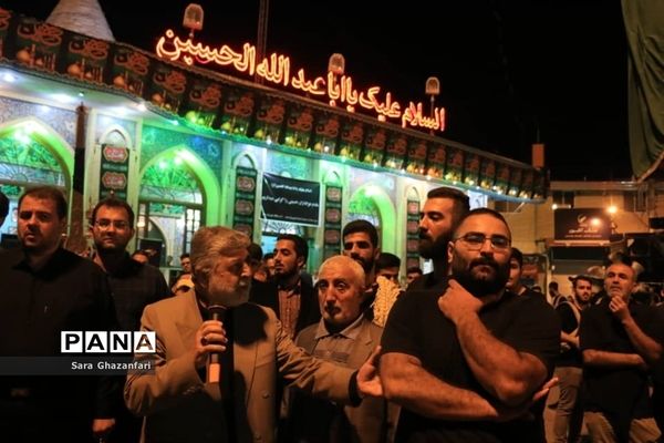 آیین علم‌کشی درشب هفتم شهادت امام حسین (ع) در  ساری