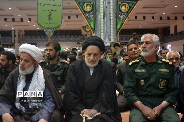 مراسم لبیک یا خامنه‌ای در شهرستان بیرجند