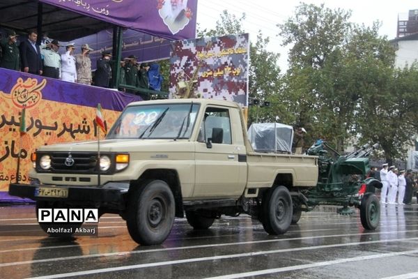 رژه نیروهای مسلح استان مازندران