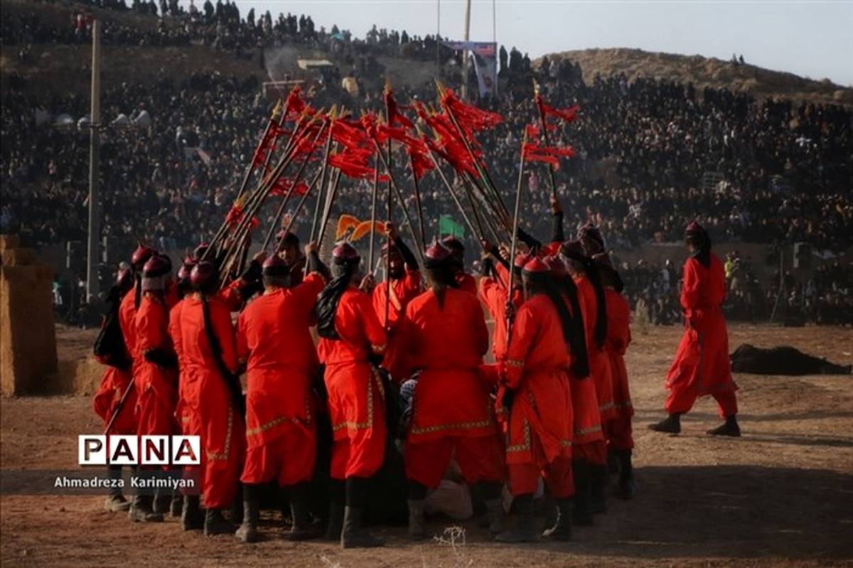 برگزاری تعزیه نفس عمل از بیان احلا من العسل در شیراز