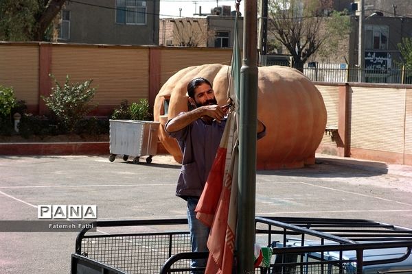 آماده‌سازی دبیرستان دخترانه شهیدوجدانی پاک چهاردانگه برای سال تحصیلی جدید