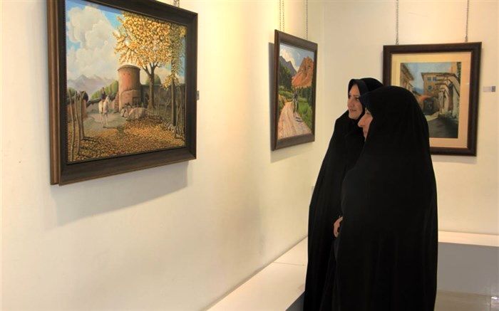برگزاری نمایشگاه هنرهای تجسمی فرهنگیان ناشنوای فارس در نگارخانه ایمان و اندیشه