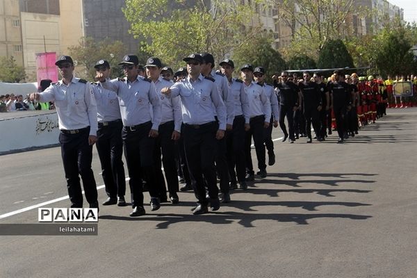 مانور و عملیات امداد و نجات با بالگرد در تبریز