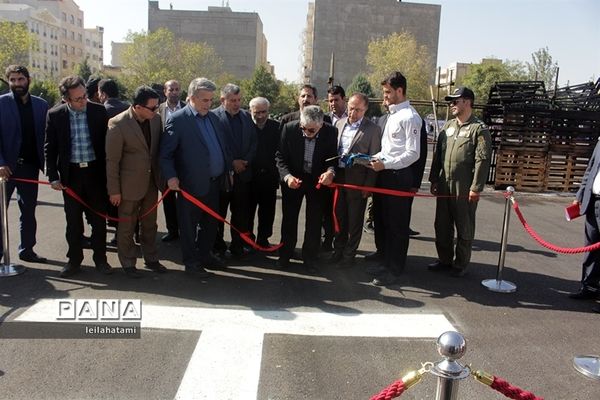 مانور و عملیات امداد و نجات با بالگرد در تبریز