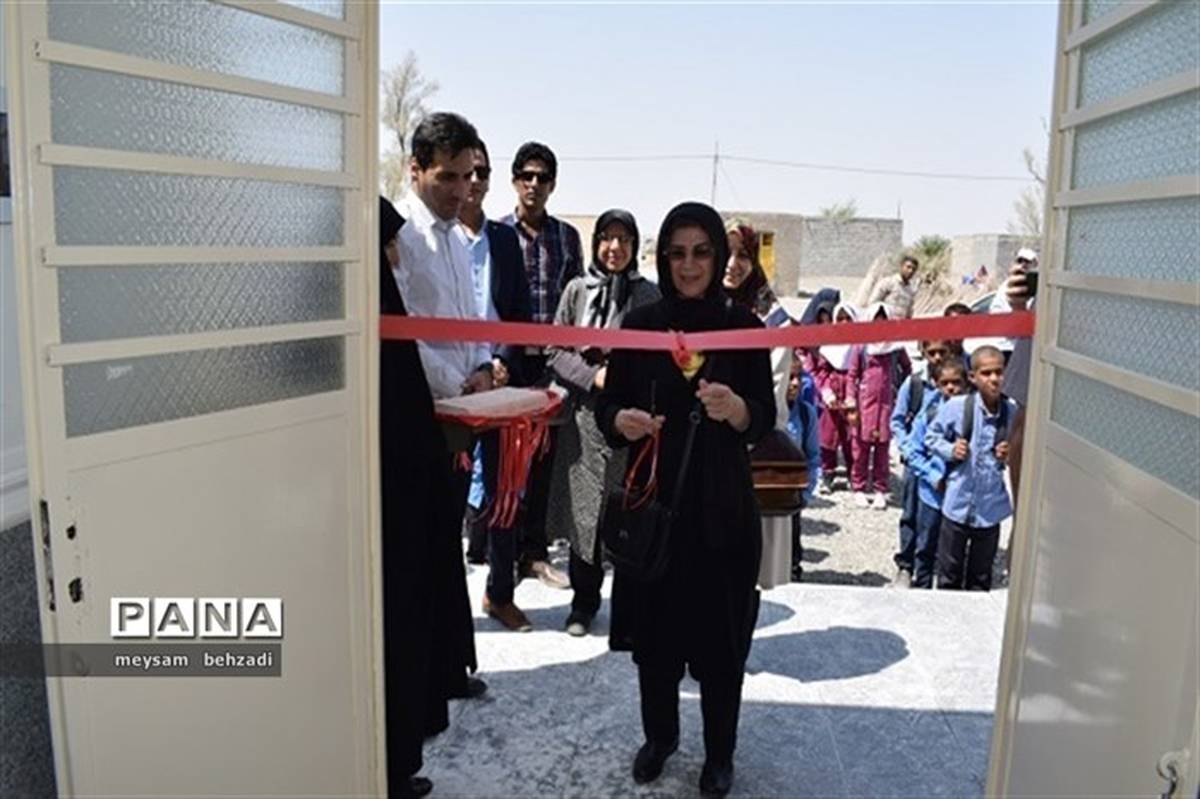 مدرسه پنج‌کلاسه خیرساز   روستای کنگرو شهرستان قلعه‌گنج افتتاح شد