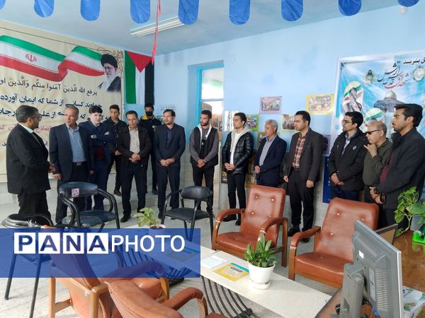 افتتاح اتاق انجمن اسلامی در دبیرستان خاتم الانبیاء (ص) زاوه