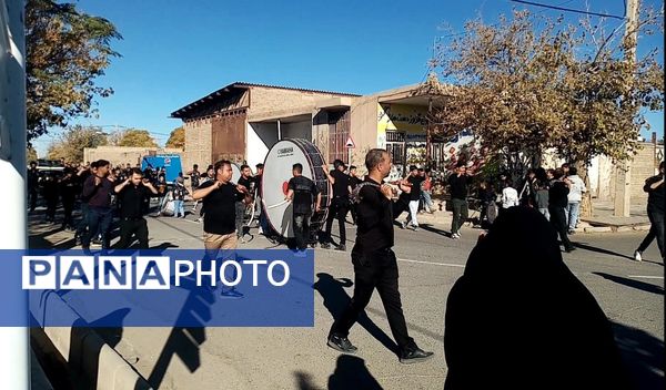 برپایی هیئت حسینی به مناسبت شهادت حضرت زهرا در روستای ارغا