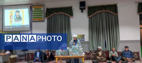 حضور ۷٠ دانش‌آموز  معتکف در مسجد امام رضا(ع)، رضا آباد شرقی شیروان