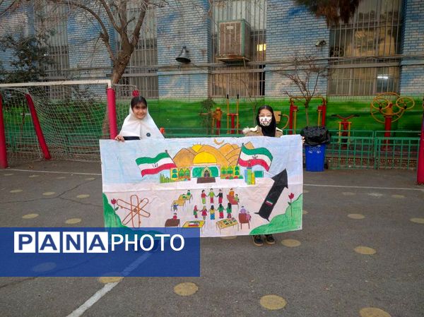 رونمایی از  تابلوی اتحاد دانش‌آموزی در دبستان آزادی